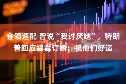 金领速配 曾说“我讨厌她”，特朗普回应霉霉订婚：祝他们好运